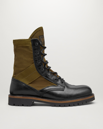 Shop Belstaff Trooper Lace Up Boots Für Herren Oiled Leather In Black