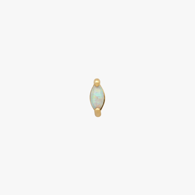 Shop Studs Opal Marquise Stud In Gold/opal