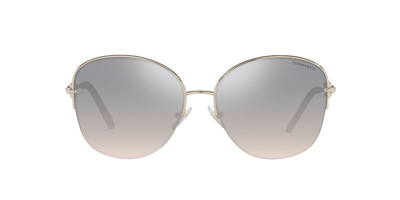 Shop Tiffany & Co . Round Frame Sunglasses In Multi