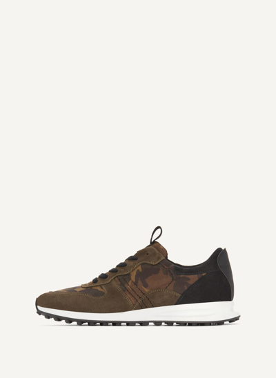 Shop Dkny Men's Camo Runner Sneakers In Camouflage