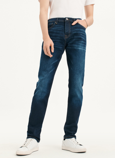 Dkny Men's Slim Straight Dark Wash Denim Jeans Size 38/30 | ModeSens