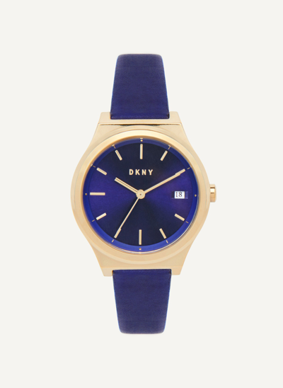 Shop Dkny Women's Parsons 34 Mm Watch In Gold