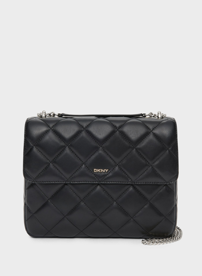 Lara large quilted shoulder bag sale