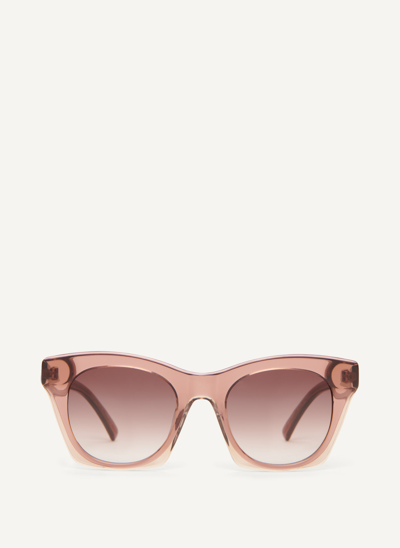 Shop Dkny Women's Cat Eye Sunglasses In Blush Combo