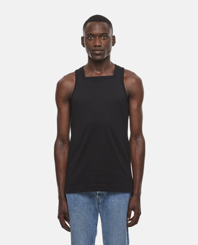 Shop Givenchy Cotton Tank Top In Black