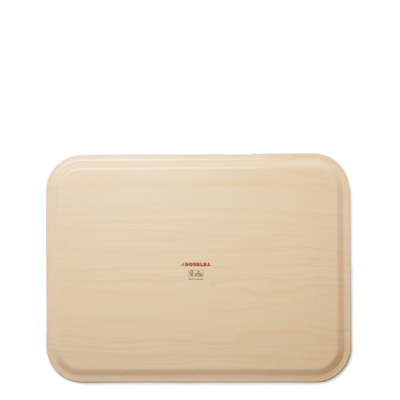 La Doublej Eden Floral-print Wooden Tray In Eden