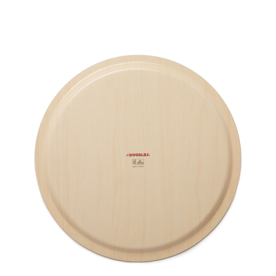La Doublej Round Printed Tray In Turning Tulips