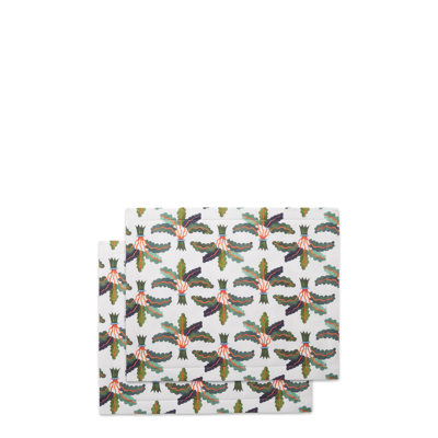 Shop La Doublej Placemat Set Of 2 In Palms