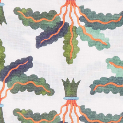 La Doublej Dinner Napkins Set Of 2 In Palms