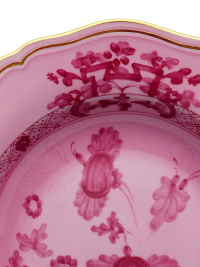 Shop Ginori 1735 Oriente Italiano Set Of 2 Soup Plates In Pink