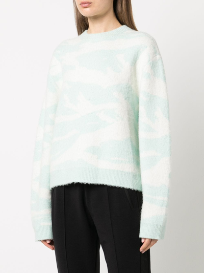 Shop Aztech Mountain Abstract-pattern Print Jumper In Blue