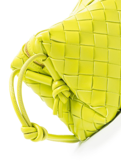 Shop Bottega Veneta Mini Loop Intrecciato Mini Bag In Green