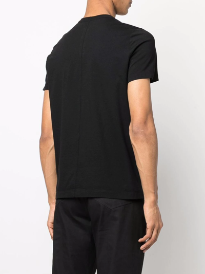 Shop Rick Owens Round-neck Cotton T-shirt In Black