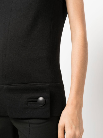 Pre-owned Balenciaga 搭扣细节背心（2010年代典藏款） In Black