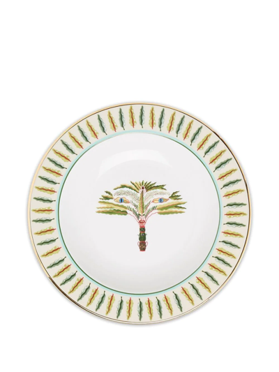 Shop La Doublej Eden Set Of Two Soup And Dinner Plate Set In Neutrals
