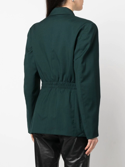 Pre-owned Jean Paul Gaultier 弹性腰身西装夹克（1990年代典藏款） In Green