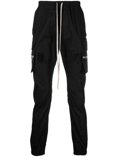 Shop Rick Owens Mastodon Cargo Trousers In Black