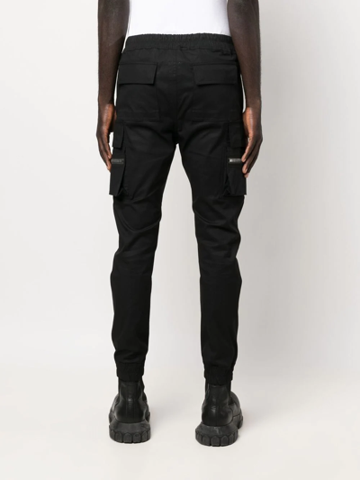 Shop Rick Owens Mastodon Cargo Trousers In Black