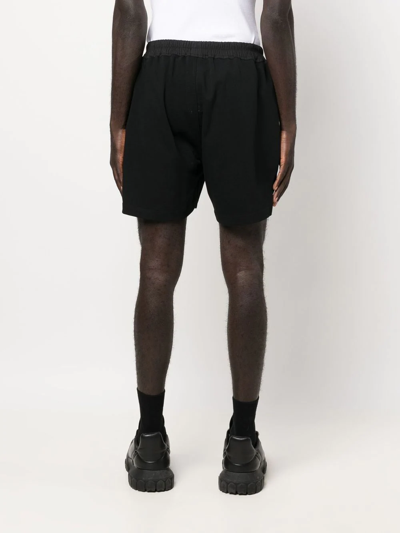 Shop Rick Owens Penta Cotton Shorts In Black