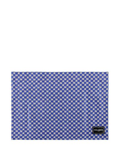 Dolce & Gabbana Carretto-print Placemat And Napkin Set In Multicolour