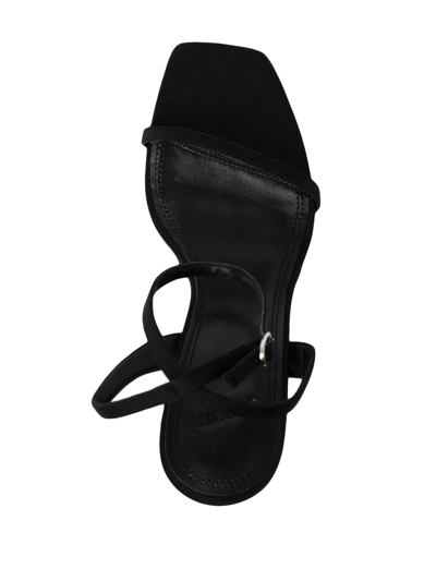 Coperni Gravity Sculpted-heel Sandals In Black
