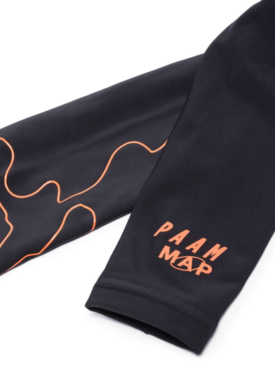 Shop Maap X Pam Graphic-print Arm Warmers In Black