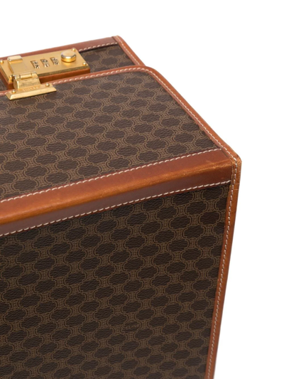 Pre-owned Celine 1990-2000s  Macadam Suitcase In Brown