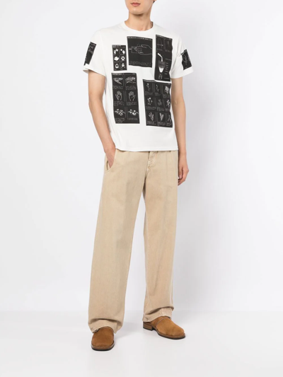 Shop Phipps All-over Graphic-print T-shirt In White