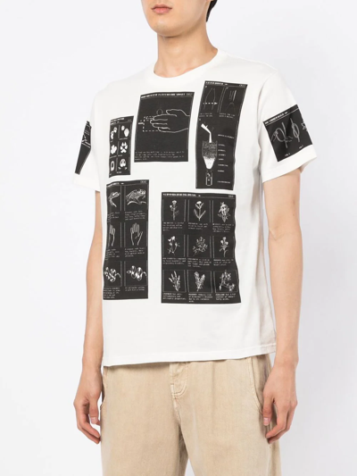 Shop Phipps All-over Graphic-print T-shirt In White