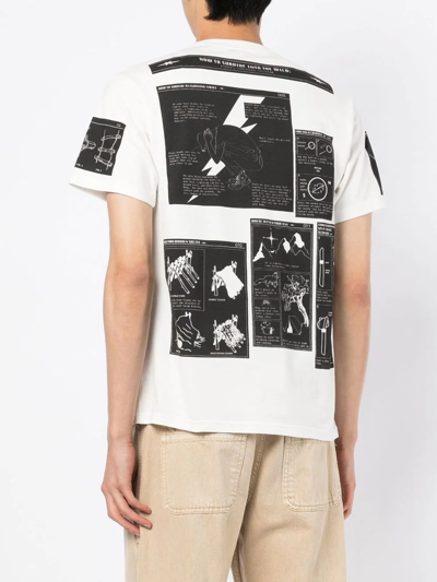 Shop Phipps All-over Graphic-print T-shirt In White