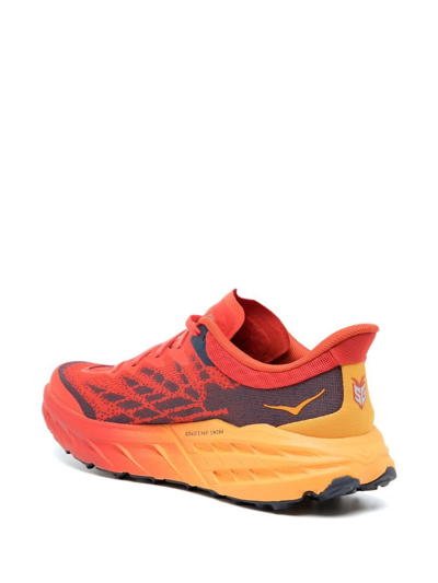 Shop Hoka One One Speed Goat 5 Sneakers In Red