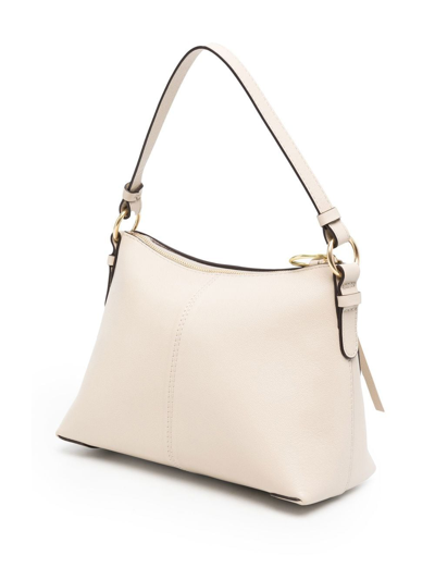 Shop See By Chloé Joan Leather Shoulder Bag In Neutrals