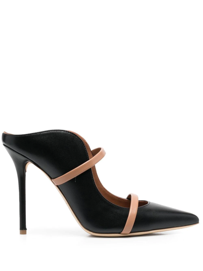 Malone Souliers Maureen 100 Leather Mules In Black