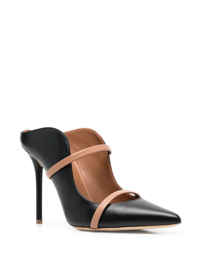 Malone Souliers Maureen 100 Leather Mules In Black