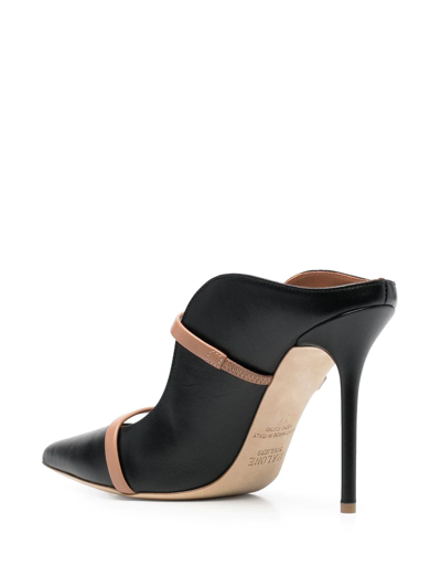 Malone Souliers Maureen 100 Leather Mules In Black