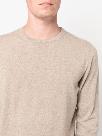 Malo Men's Crew Neck Sweater In Neutrals