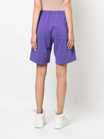 Shop Sporty And Rich Knee-length Shorts In Purple