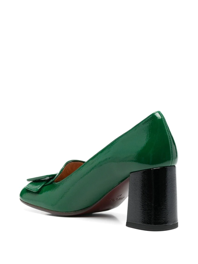 Shop Chie Mihara Pema 60mm Leather Pumps In Green