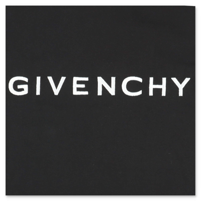Shop Givenchy T-shirt Nera In Jersey Di Cotone In Nero