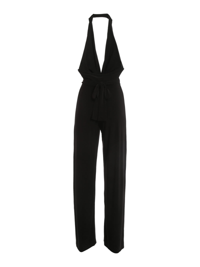 Shop Norma Kamali Jumpsuit In Black