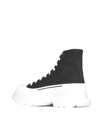Shop Alexander Mcqueen Boots In Black White
