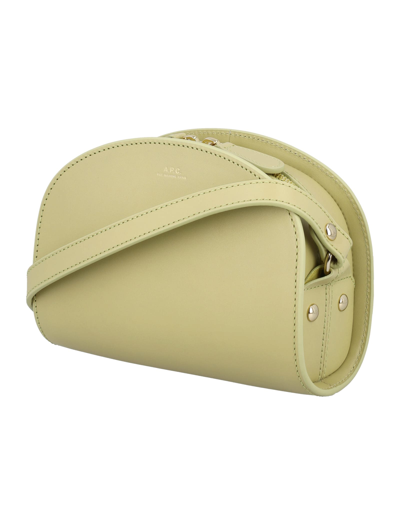 A.p.c. Demi Lune Mini In Anise Green