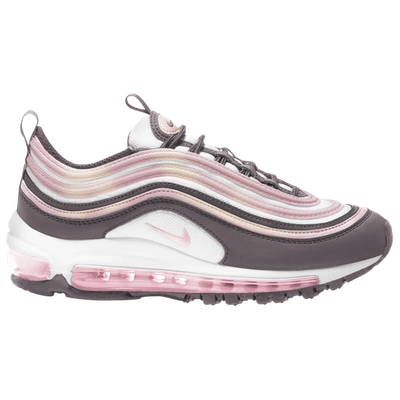 Nike Girls' Big Kids' Air Max 97 Casual Shoes In Grey/pink/purple | ModeSens