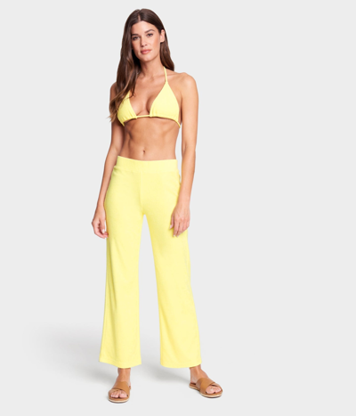 Shop Pam & Gela Bikini Top In Yellow