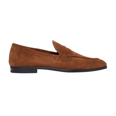 Shop Tom Ford Loafers In Tobacco