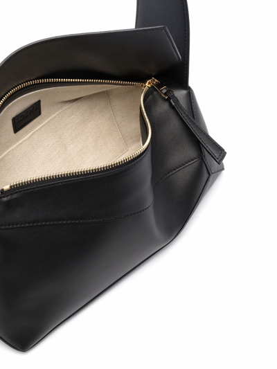 Shop Loewe Puzzle Hobo Leather Handbag