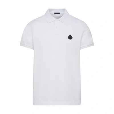 Shop Moncler Polo In White