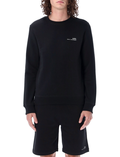 Shop A.p.c. Item Sweatshirt In Black