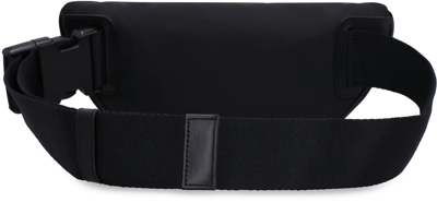 Shop Alexander Mcqueen Nylon Belt Bag In Black