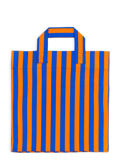 Sunnei Shopper Bag With Striped Pattern In Multicolour